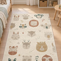 Figural Kids Area Rug – Cream & Beige 1 in a nursery
