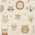 Figural Kids Area Rug – Cream & Beige 1