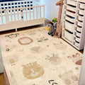 Figural Kids Area Rug – Cream & Beige 1 in a nursery