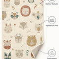 Figural Kids Area Rug – Cream & Beige 1 – features