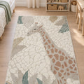 Figural Kids Area Rug – Cream & Beige 5 in a nursery