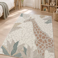 Figural Kids Area Rug – Cream & Beige 5 in a nursery