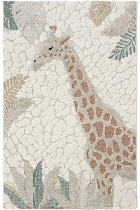 Figural Kids Area Rug – Cream & Beige 5