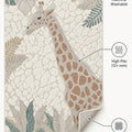 Figural Kids Area Rug – Cream & Beige 5 – features