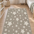 Figural Kids Area Rug – Gray 03 in a nursery
