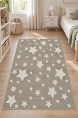 Figural Kids Area Rug – Gray 03 in a nursery