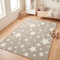 Figural Kids Area Rug – Gray 03 in a nursery