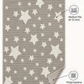 Figural Kids Area Rug – Gray 03 – features
