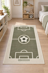 Figural Kids Area Rug – Green in a nursery
