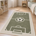 Figural Kids Area Rug – Green in a nursery