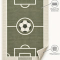 Figural Kids Area Rug – Green – features