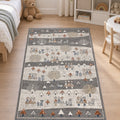 Figural Kids Area Rug – Multicolor in a nursery