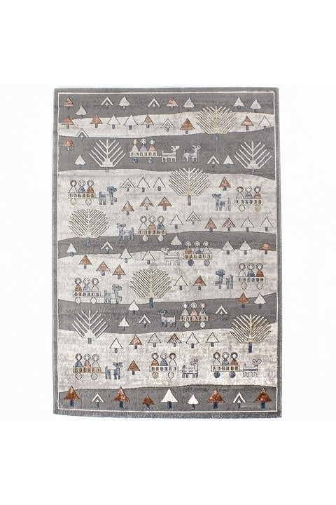 Figural Kids Area Rug – Multicolor