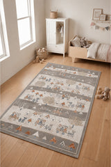 Figural Kids Area Rug – Multicolor in a nursery