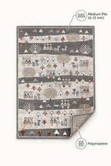 Figural Kids Area Rug – Multicolor – features