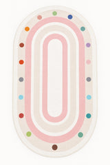 Figural Kids Oval Rug