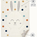 Figural Kids Shag Area Rug – Multicolor – features