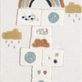 Figural Kids Shag Area Rug – Yellow