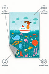 Figurative Kids Area Rug – features