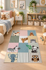 Figured Kids Area Rug in a nursery