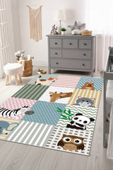 Figured Kids Area Rug in a nursery