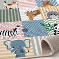 Figured Kids Area Rug – texture close-up