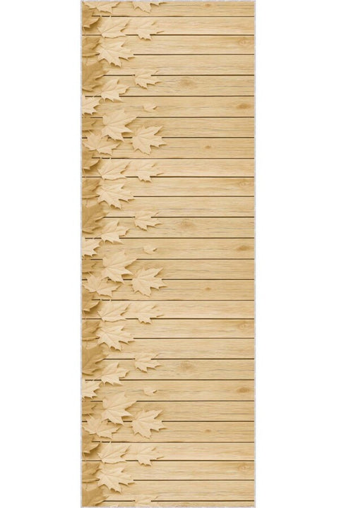 Floral 3D Runner Rug – Beige