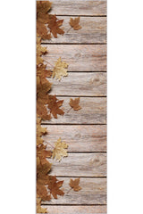 Floral 3D Runner Rug – Brown