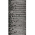 Floral 3D Runner Rug – Charcoal