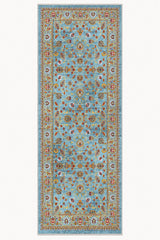Floral Classic Runner Rug – Blue