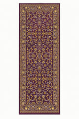 Floral Classic Runner Rug – Burgundy