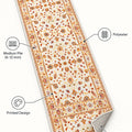 Floral Classic Runner Rug – Cream – features