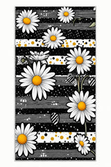 Floral Contemporary Kitchen Rug