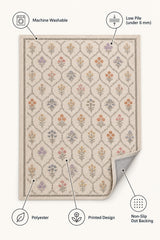 Floral Modern Area Rug – features