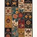 Floral Patchwork Kitchen Rug