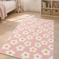 Floral Vintage Kids Rug in a nursery