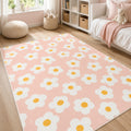 Floral Vintage Kids Rug in a nursery