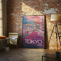 For Relaxing Times Tokyo Japan Quote Wall Poster | Aesthetic Japanese Home Wall Poster
