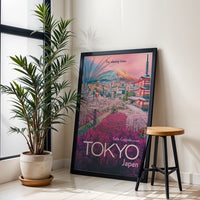 For Relaxing Times Tokyo Japan Quote Wall Poster | Aesthetic Japanese Home Wall Poster