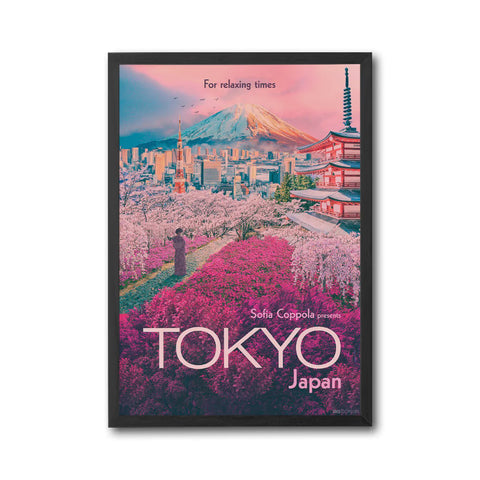For Relaxing Times Tokyo Japan Quote Wall Poster | Aesthetic Japanese Home Wall Poster