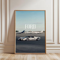 FORD GT Car Décor Poster – Aesthetic Ford Sports Car Wall Print