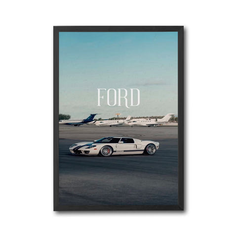 FORD GT Car Décor Poster – Aesthetic Ford Sports Car Wall Print