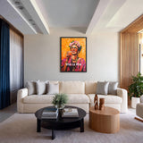 Frida Kahlo Pop Art Wall Art – Viva La Vida Portrait with Drink