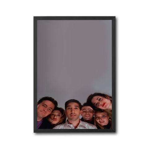 Friends Group Aesthetic Wall Décor Poster – Trendy Friendship Print for Sleek Decor