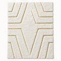 Fur Texture Contemporary Square Area Rug