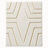 Fur Texture Contemporary Square Area Rug