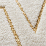 Fur Texture Contemporary Square Area Rug – texture close-up