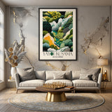 Garden Botanical Wall Art – Dotted Kusama Landscape Print