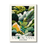 Garden Botanical Wall Art – Dotted Kusama Landscape Print