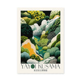 Garden Botanical Wall Art – Dotted Kusama Landscape Print
